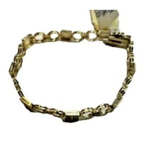 Macy’s 18KT Gold Over Sterling Silver, Beautiful Bracelet, NWT